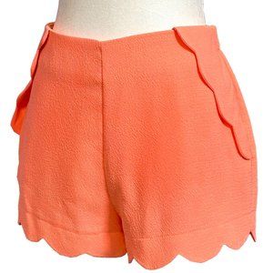 Bright Coral Layered Shorts
